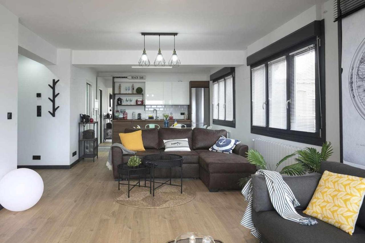 Atico Lujo Costa Vasca Bilbaoterraza Mar Jacuzi Apartment Santurtzi Bagian luar foto
