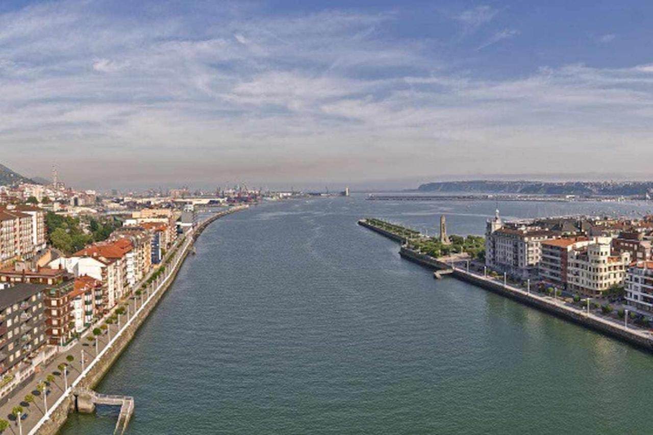 Atico Lujo Costa Vasca Bilbaoterraza Mar Jacuzi Apartment Santurtzi Bagian luar foto