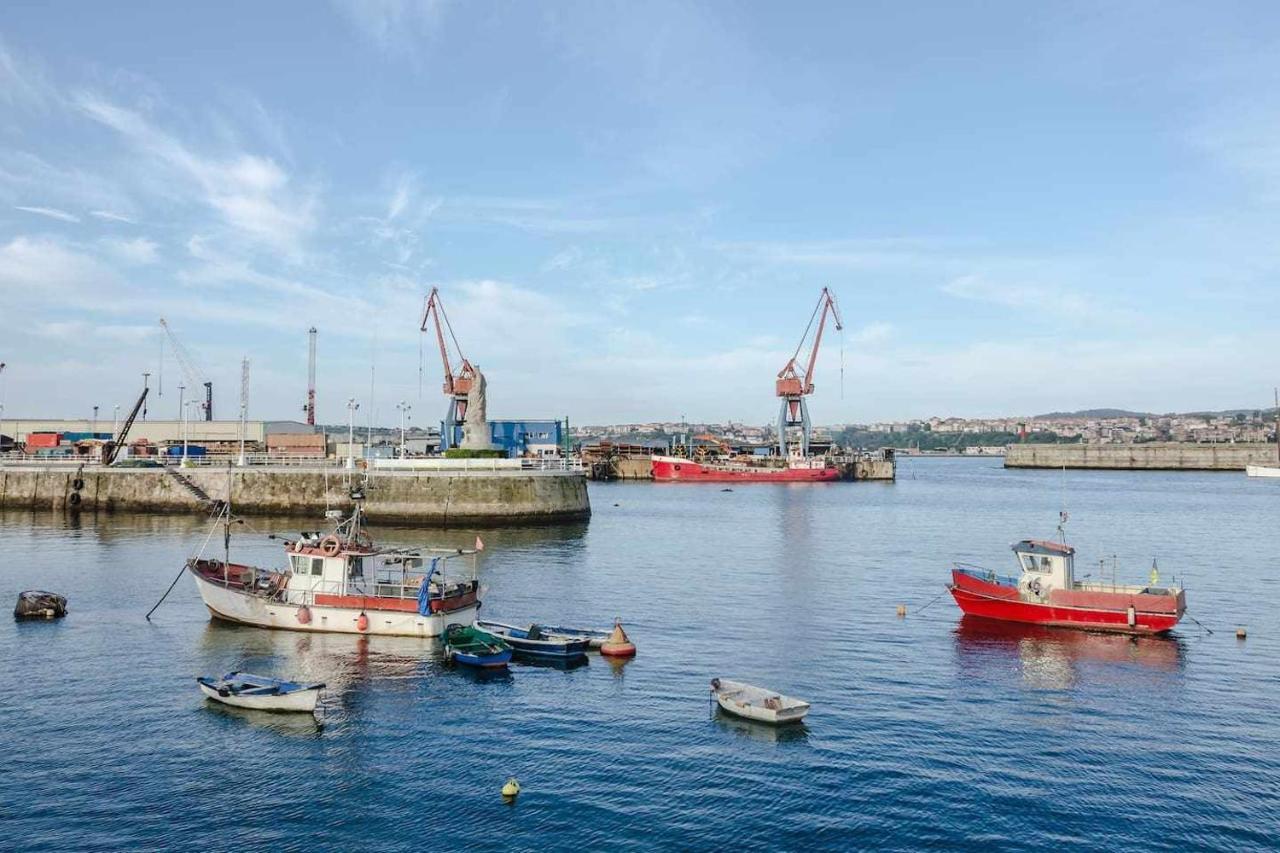 Atico Lujo Costa Vasca Bilbaoterraza Mar Jacuzi Apartment Santurtzi Bagian luar foto