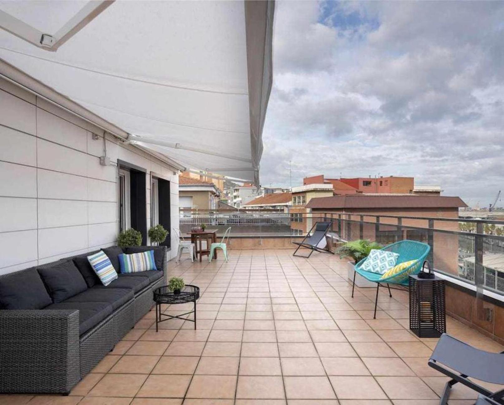 Atico Lujo Costa Vasca Bilbaoterraza Mar Jacuzi Apartment Santurtzi Bagian luar foto