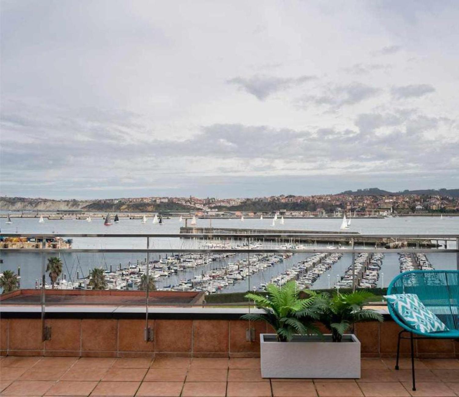 Atico Lujo Costa Vasca Bilbaoterraza Mar Jacuzi Apartment Santurtzi Bagian luar foto