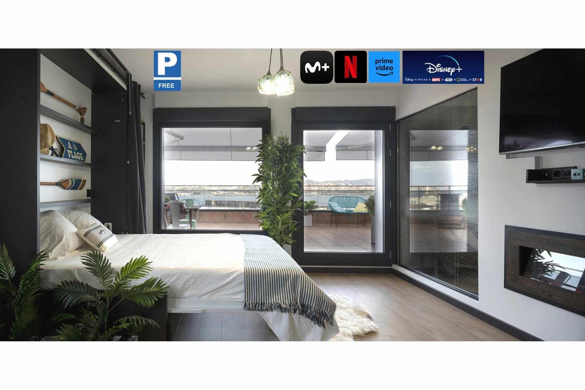 Atico Lujo Costa Vasca Bilbaoterraza Mar Jacuzi Apartment Santurtzi Bagian luar foto